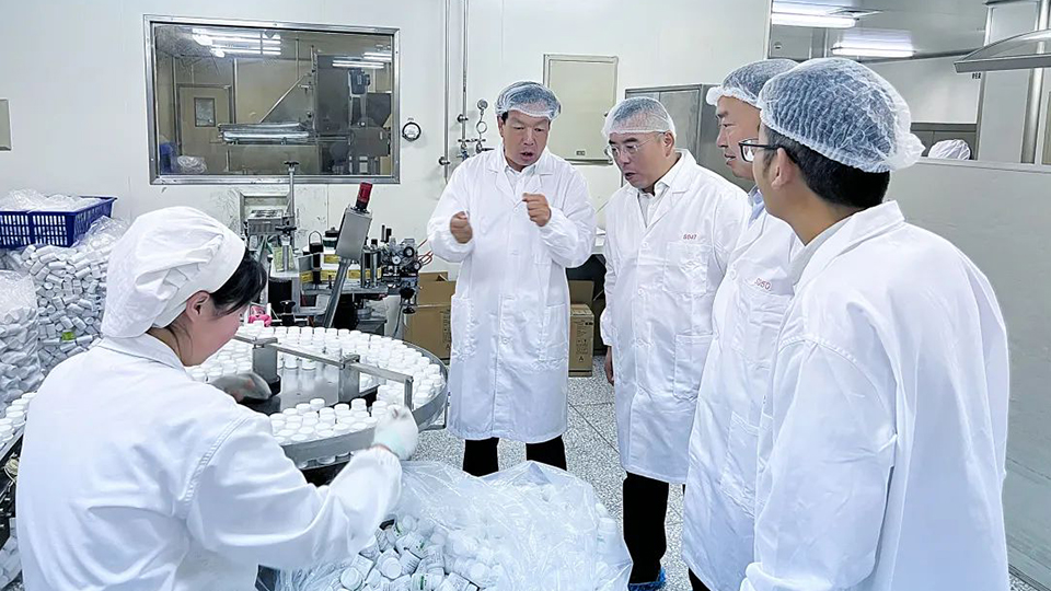 甘肅省副省長陳得信蒞臨獨(dú)一味生物制藥考察調(diào)研